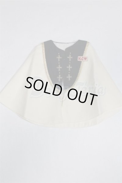 画像1: SDM/OF MELODY.C様製Holy Crossケープ(ベージュ)/1/3　60ｃｍ　BJD　MJD　衣装　ドール用 A-26-03-11-010-TN-ZA (1)