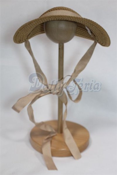 画像1: SDM/OF:麦わらボンネット/1/4　40ｃｍ　BJD　MJD　衣装　ドール用 A-26-03-11-051-NY-ZA (1)