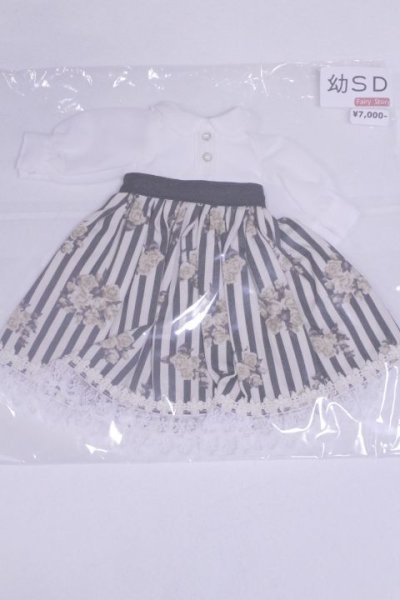 画像1: 幼SD/OF:ワンピース/1/6　30ｃｍ　BJD　MJD　衣装　ドール用 A-26-03-18-098-NY-ZA (1)