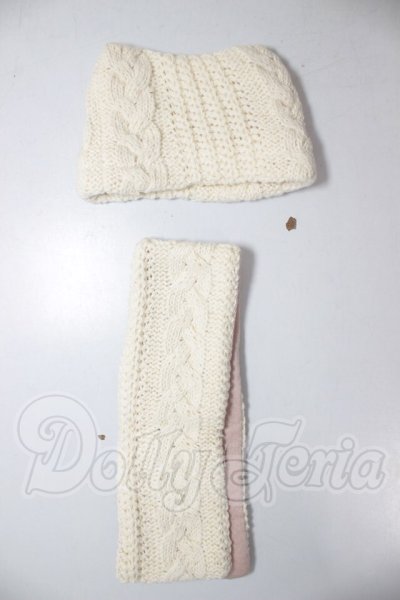 画像1: MSD&SDM/OF:マフラー＆ニット帽 A-26-03-11-200-TN-ZA (1)