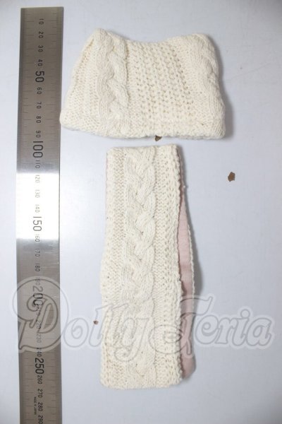 画像2: MSD&SDM/OF:マフラー＆ニット帽 A-26-03-11-200-TN-ZA (2)