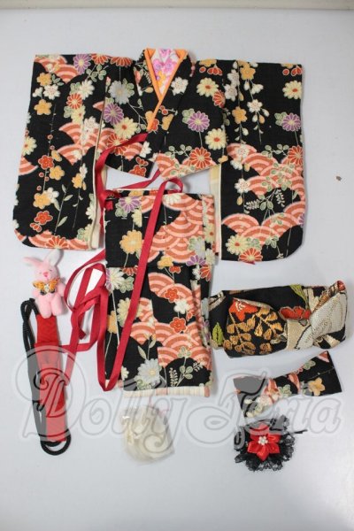 画像1: 幼SD/OF 着物 A-26-03-11-194-TN-ZA (1)