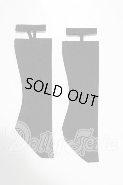 画像1: SD/OF:靴下留め付きソックス(黒) U-26-03-11-054-TN-ZU (1)