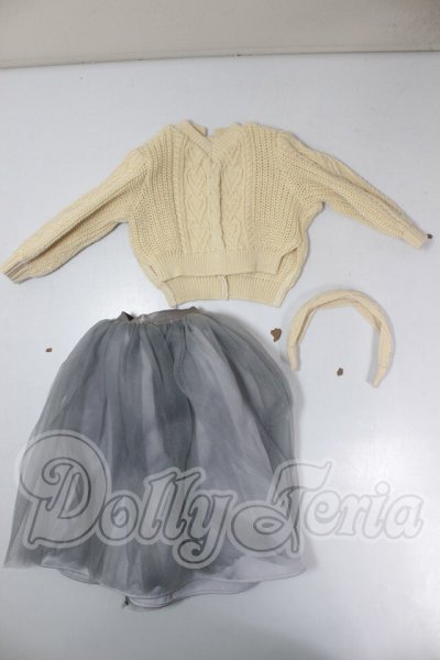 画像1: SDM/OF:ゆるニット＆チュールスカートセット・ミニ A-26-03-18-273-NY-ZA (1)