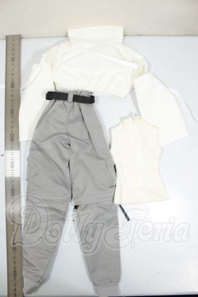 画像2: SDGrB＆SD13男の子/OF:サイバーストリート・2wayカーゴパンツセット A-26-07-13-305-NY-ZA (2)