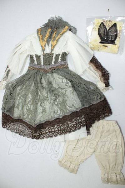 画像1: SD16女の子/2tone Rabbit dress　Astrantia様製 A-26-07-27-344-NY-ZA (1)