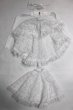 画像1: 幼SD/総レースドレスセット　3人の魔女様製/1/6　30ｃｍ　BJD　MJD　衣装　ドール用 A-26-08-31-087-NY-ZA (1)