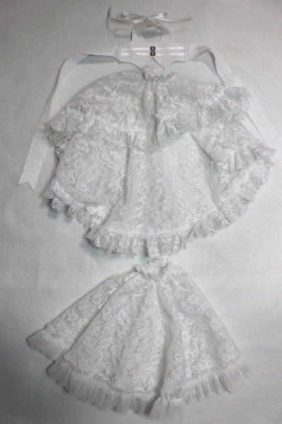 画像1: 幼SD/総レースドレスセット　3人の魔女様製/1/6　30ｃｍ　BJD　MJD　衣装　ドール用 A-26-08-31-087-NY-ZA (1)