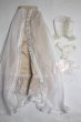 画像1: SD/OF：イノセントホワイト・トレーンドレス/1/3　60ｃｍ　BJD　MJD　衣装　ドール用 A-26-09-21-040-NY-ZA (1)