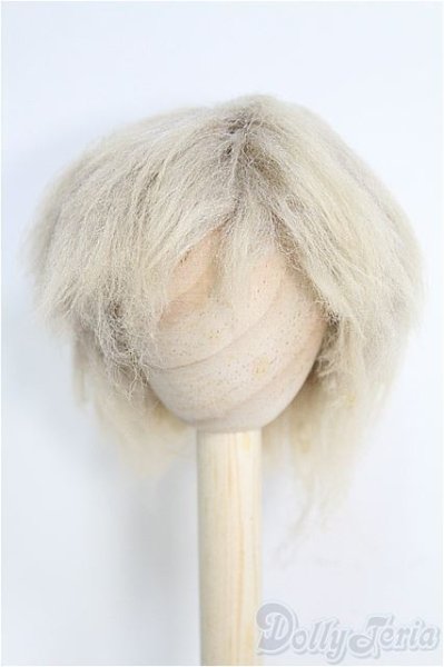 画像1: 7〜8inch/モヘアウィッグ I-25-01-05-2031-GN-ZI (1)
