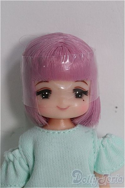 画像1: キャッスル/リカちゃん マキちゃん お人形教室 短前髪ボブ ミルキーグレープ+衣装(リトルファクトリー) I-25-06-22-1099-YB-ZI (1)