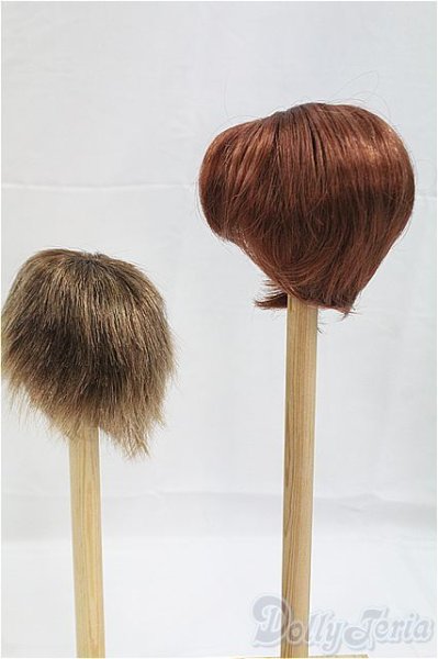 画像2: 9〜10inch/ウィッグ/インチ　BJD　MJD　ドール用 I-25-09-21-089-TO-ZI (2)