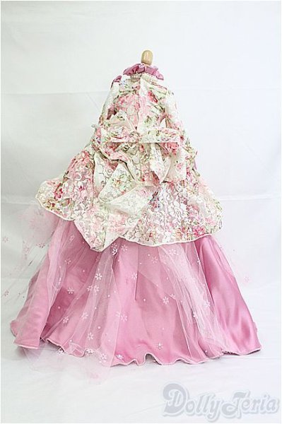 画像2: SD/OF 月華様製ドレスセット/1/3　60ｃｍ　BJD　MJD　衣装　ドール用 I-25-08-03-303-TO-ZI (2)