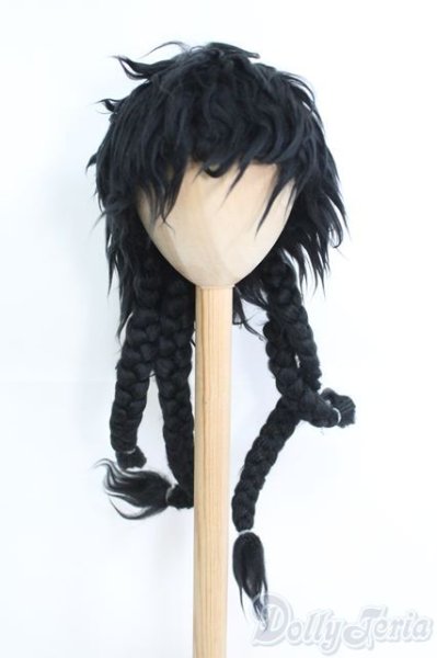画像1: 9-10inch/ウィッグ/インチ　BJD　MJD　ドール用 I-25-07-06-2047-KD-ZI (1)