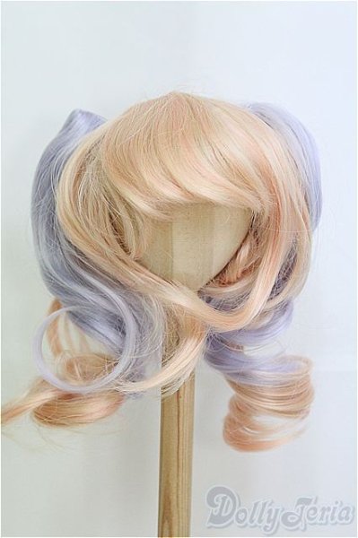 画像1: 9-10inch/ウィッグ/インチ　BJD　MJD　ドール用 I-25-07-27-137-TO-ZI (1)