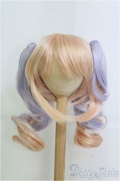 画像1: 9-10inch/ウィッグ/インチ　BJD　MJD　ドール用 I-25-07-27-141-TO-ZI (1)