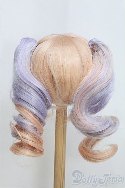画像2: 9-10inch/ウィッグ/インチ　BJD　MJD　ドール用 I-25-07-27-141-TO-ZI (2)