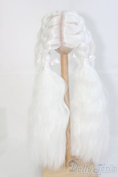 画像2: 9inch/ウィッグ：ドーリーツイン みさんとるーぷ様製/インチ　BJD　MJD　ドール用 I-25-07-06-1057-YB-ZI (2)