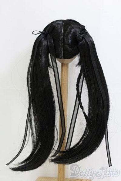 画像2: 8-9inch/ウィッグ:Ronshuka couture 様製/インチ　BJD　MJD　ドール用 I-25-07-13-1045-SK-ZI (2)