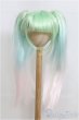 画像1: 9-10inch/ウィッグ　ツーテール/インチ　BJD　MJD　ドール用 I-25-07-27-113-KD-ZI (1)