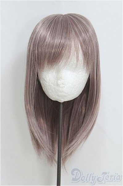 画像1: 8-9inch/ウィッグ：ロンシュカ様　レディセミロング/インチ　BJD　MJD　ドール用 I-25-07-27-107-KD-ZI (1)