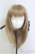 画像1: 8-9inch/ウィッグ：ロンシュカ様　スイートセミロング/インチ　BJD　MJD　ドール用 I-25-07-27-105-KD-ZI (1)