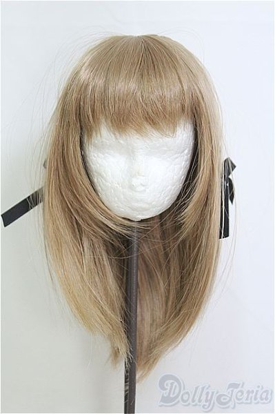 画像1: 8-9inch/ウィッグ：ロンシュカ様　スイートセミロング/インチ　BJD　MJD　ドール用 I-25-07-27-105-KD-ZI (1)