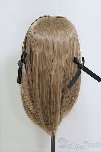 画像4: 8-9inch/ウィッグ：ロンシュカ様　スイートセミロング/インチ　BJD　MJD　ドール用 I-25-07-27-105-KD-ZI (4)