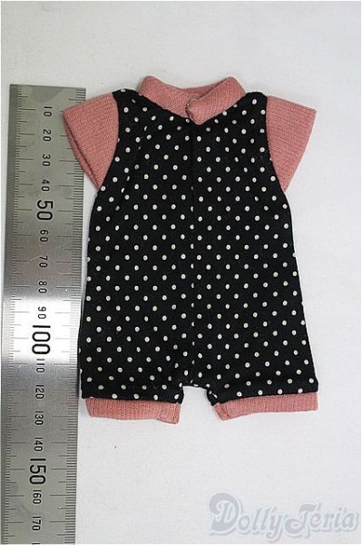 画像2: 幼SD/OF:水玉ロンパース/1/6　30ｃｍ　BJD　MJD　衣装　ドール用 I-25-08-03-143-KD-ZI (2)