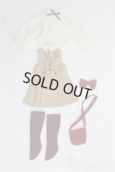 画像1: 幼SD/OF:スイートレトロワンピースセット　VOLKS/1/6　30ｃｍ　BJD　MJD　衣装　ドール用 I-25-08-03-097-KD-ZI (1)