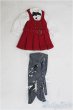 画像1: 幼SD/OF:ジャンパースカートコーデ/1/6　30ｃｍ　BJD　MJD　衣装　ドール用 I-25-08-03-096-KD-ZI (1)