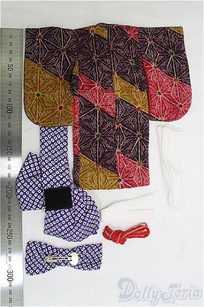 画像2: 幼SD/OF：着物セット/1/6　30ｃｍ　BJD　MJD　衣装　ドール用 I-25-08-03-091-KD-ZI (2)