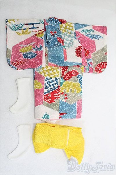 画像2: 幼SD/OF:着物セット/1/6　30ｃｍ　BJD　MJD　衣装　ドール用 I-25-08-03-093-KD-ZI (2)