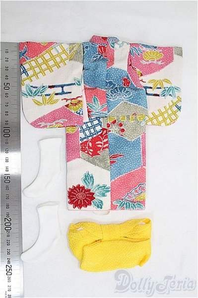 画像2: 幼SD/OF:着物セット/1/6　30ｃｍ　BJD　MJD　衣装　ドール用 I-25-08-03-092-KD-ZI (2)