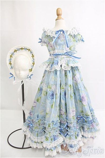 画像1: SD-SDgrG/OF:ドレス Marly様製/1/3　60ｃｍ　BJD　MJD　衣装　ドール用 I-25-08-03-214-KD-ZI (1)