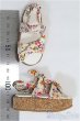 画像2: SD/OF:靴　フラワーサンダル/1/3　60ｃｍ　BJD　MJD　衣装　ドール用 I-25-08-17-136-KD-ZI (2)