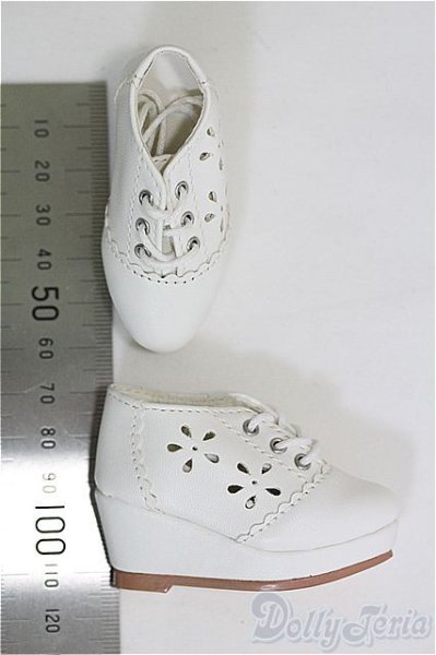 画像2: SDM＆MSD/OF:靴　ホワイトハイヒールパンプス　Dreamer Works/1/4　40ｃｍ　BJD　MJD　衣装　ドール用 I-25-08-17-138-KD-ZI (2)