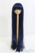 画像1: 9inch/ウィッグ　ブルーブラック/インチ　BJD　MJD　ドール用 I-25-08-31-128-KD-ZI (1)