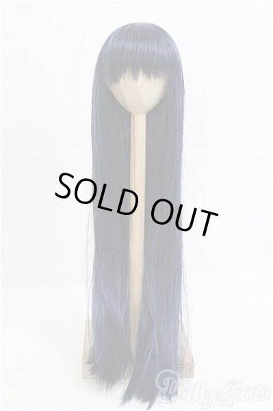 画像1: 9inch/ウィッグ　ブルーブラック/インチ　BJD　MJD　ドール用 I-25-08-31-128-KD-ZI (1)