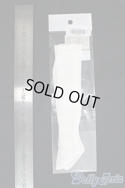 画像2: SDM＆MSD/OF:ソックス（ホワイトラメ）・ミニ/1/4　40ｃｍ　BJD　MJD　衣装　ドール用 I-25-08-31-194-KD-ZI (2)