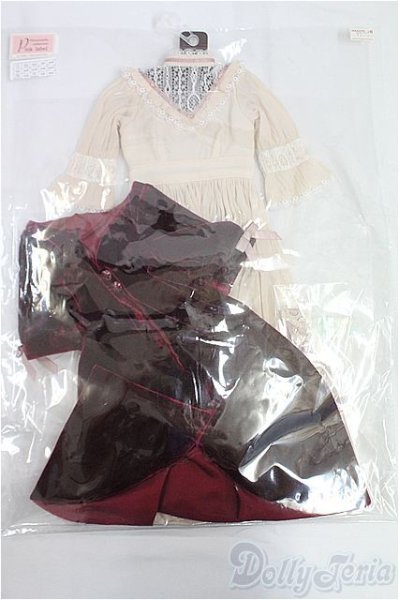 画像1: SDGr/of：ローズベロアドレス/1/3　60ｃｍ　BJD　MJD　衣装　ドール用 I-25-10-19-026-KD-ZI (1)