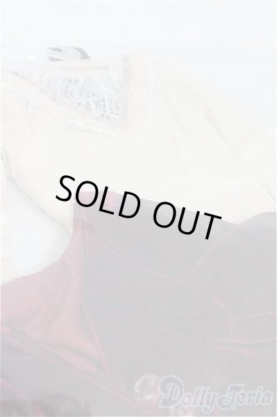 画像3: SDGr/of：ローズベロアドレス/1/3　60ｃｍ　BJD　MJD　衣装　ドール用 I-25-10-19-026-KD-ZI (3)