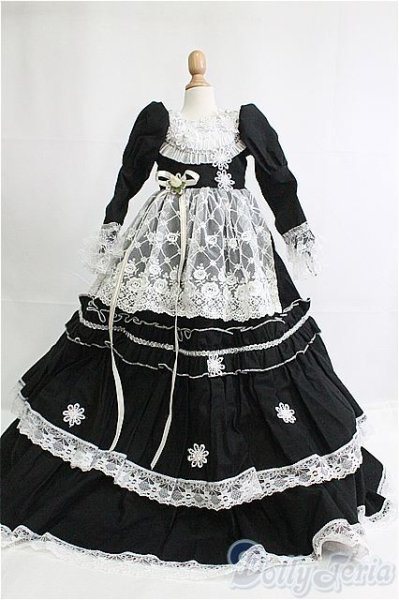 画像1: SD/OF:ドレス/1/3　60ｃｍ　BJD　MJD　衣装　ドール用 I-25-08-31-224-KD-ZI (1)