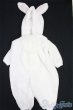 画像1: MSD＆MDD/OF:ふわふわしろうさぎさんパジャマ・ミニ/1/4　40ｃｍ　BJD　MJD　衣装　ドール用 I-25-09-07-253-KD-ZI (1)