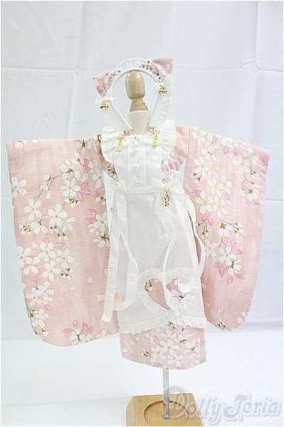画像1: SDM＆MSD/OF:衣装セット　着物ドレス/1/4　40ｃｍ　BJD　MJD　衣装　ドール用 I-25-09-07-237-KD-ZI (1)
