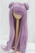 画像1: 9-10inch/ウィッグ　パープル　お団子/インチ　BJD　MJD　ドール用 I-25-09-14-136-KD-ZI (1)