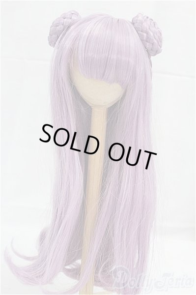 画像1: 9-10inch/ウィッグ　パープル　お団子/インチ　BJD　MJD　ドール用 I-25-09-14-136-KD-ZI (1)