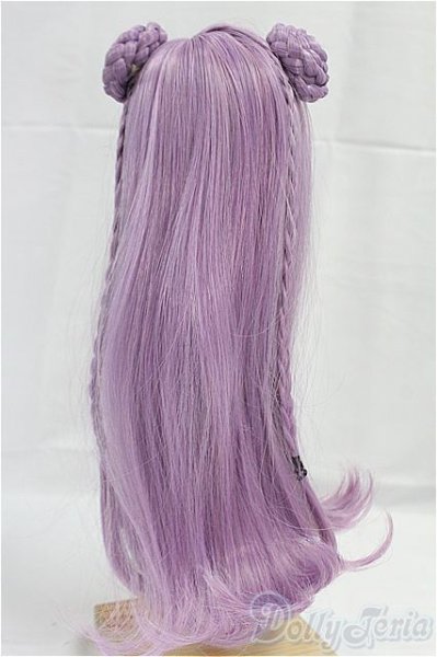 画像3: 9-10inch/ウィッグ パープル お団子/インチ BJD MJD ドール用 I-25-09-14-136-KD-ZI (3)