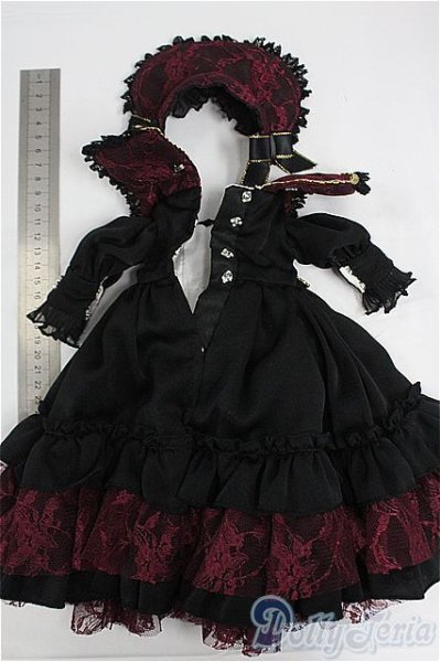 画像6: SDM＆MSD/OF:ドレス/1/4　40ｃｍ　BJD　MJD　衣装　ドール用 I-25-09-21-068-KD-ZI (6)