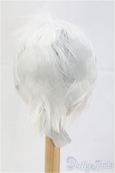 画像3: 8-9inch/カラス屋　羽ウィッグ/インチ　BJD　MJD　ドール用 I-25-09-21-087-KD-ZI (3)